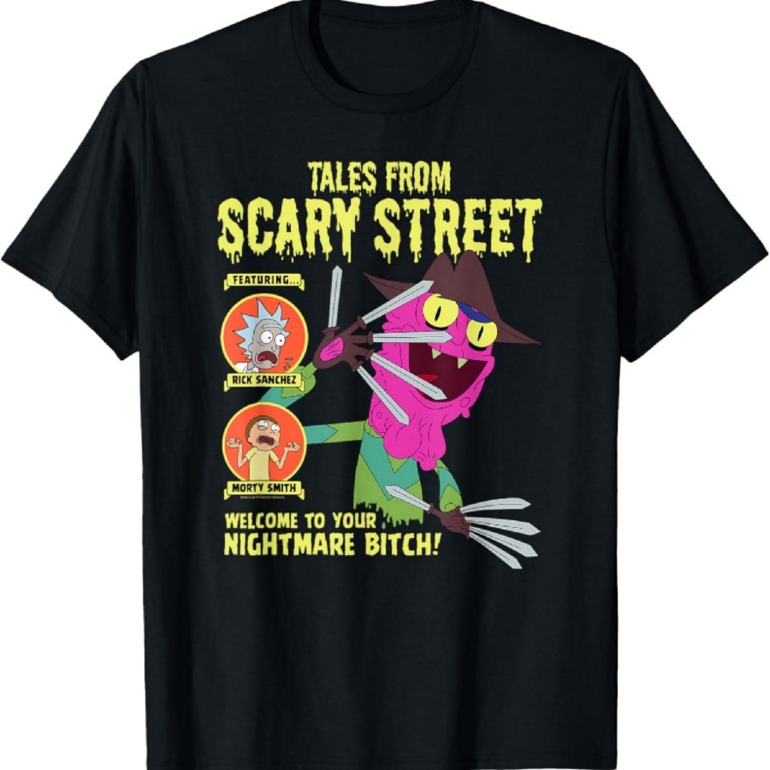 Футболка Rick and Morty Tales from Scary Street Футболка XXXXXL разноцветный