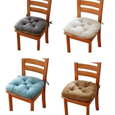 Soft Plush Chair Cushion Seat Cushion with Tie Ideal For Home Office Or Car Use 70D PP Cotton Premium Fabric Cover