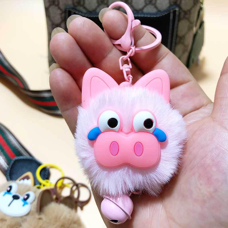 Kreslená Roztomilá Plyšová Klíčenka & Doplněk ke Školní Tašce - Kreativní Dárek pro Děti