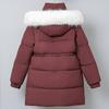 Fashion Winter Coats Woman Long Parkas Hooded Faux Fur Collar Thick Warm Women's Jackets