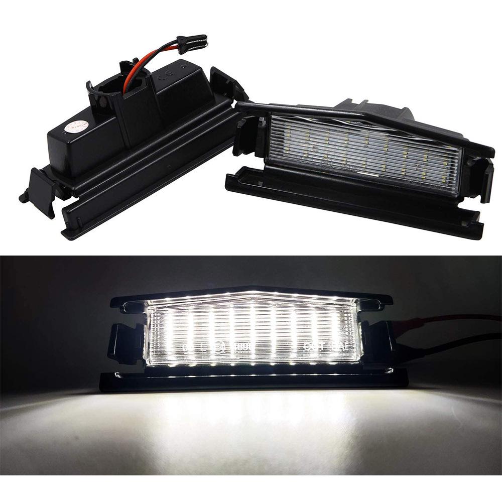 Mazda 2 MX-5 Miata 18-LED License Plate Lights (2pcs) - Black