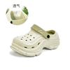 Cave shoes women's summer new thick-soled heightening outer slippers Baotou casual beach cool slippers