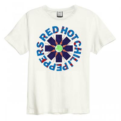 Amplified Unisex Adult The Big Race Red Hot Chilli Peppers T-Shirt