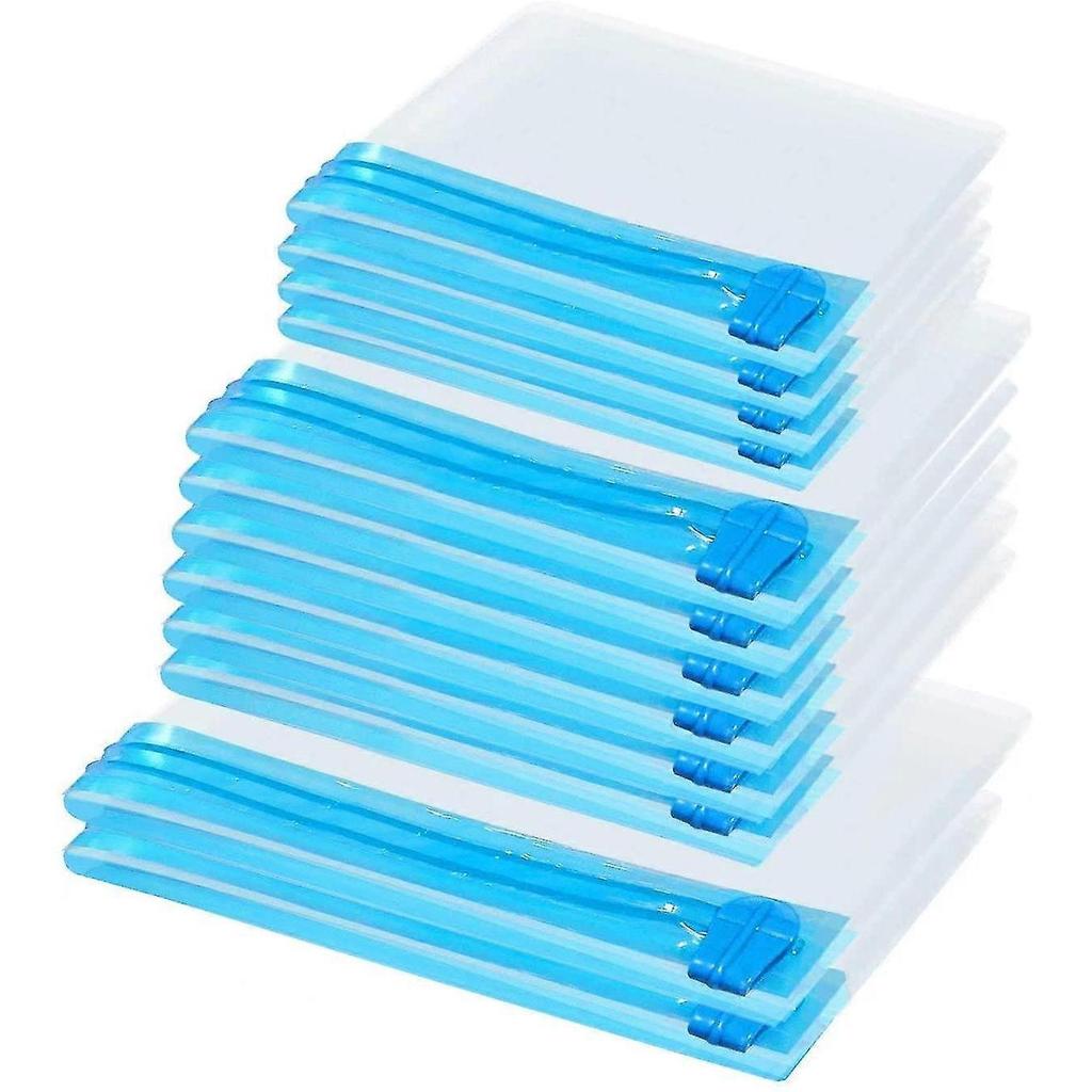Tian 12 Pieces Travel Vacuum Bags For Rolling By Hand, Vacuum Storage Bags Space
