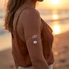 Minimalist Gold Color Spiral Upper Arm Cuff Bracelet for Women Boho Line Geometric Upper Cuff Bracelet Beach Festival Jewelry