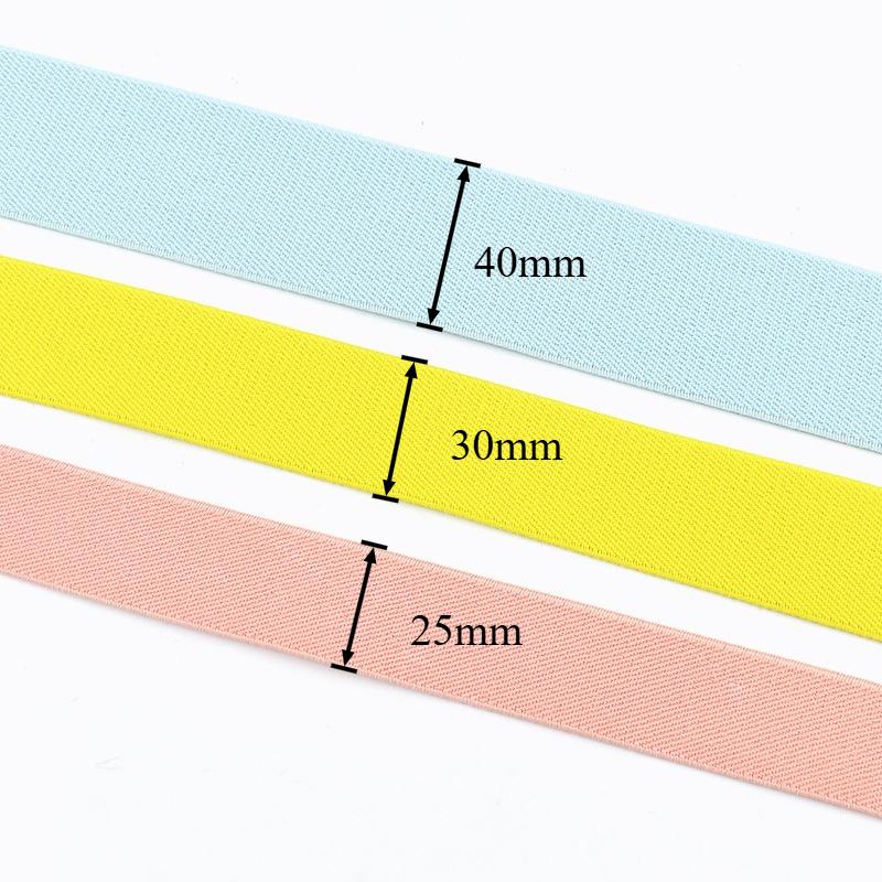 2/3 Metri 25-40mm Bandă Elastică pentru Rochie Pantaloni Talie Cusut Benzi Elastice Stretch Curea Panglică Panglică DIY Accesorii de Cusut