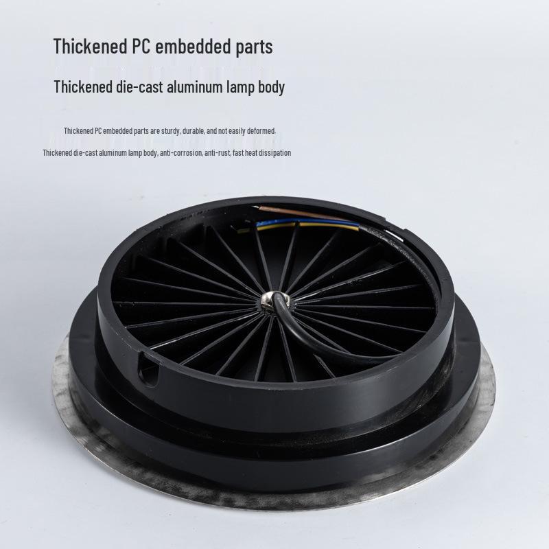 Ultra-Thin Waterproof LED In-Ground Courtyard Spotlight for Garden Decoration