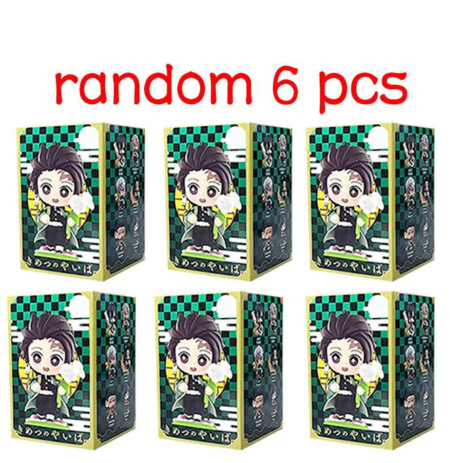 Demon Slayer Tanjiro Kamado Nezuko Anime Zeichentrickfigur Blindbox Kreative Personalisierte Statue Modell Ornament Überraschungsgeschenkbox