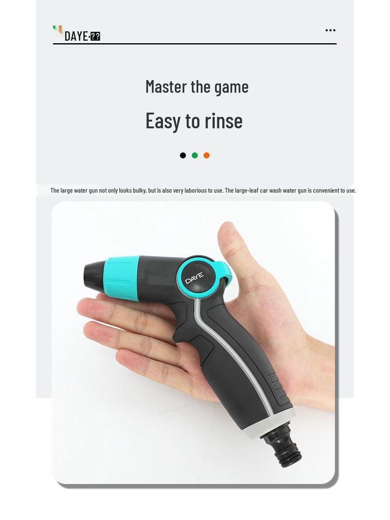 High-Pressure Multifunctional Water Gun Nozzle for Car Washing and Garden Watering