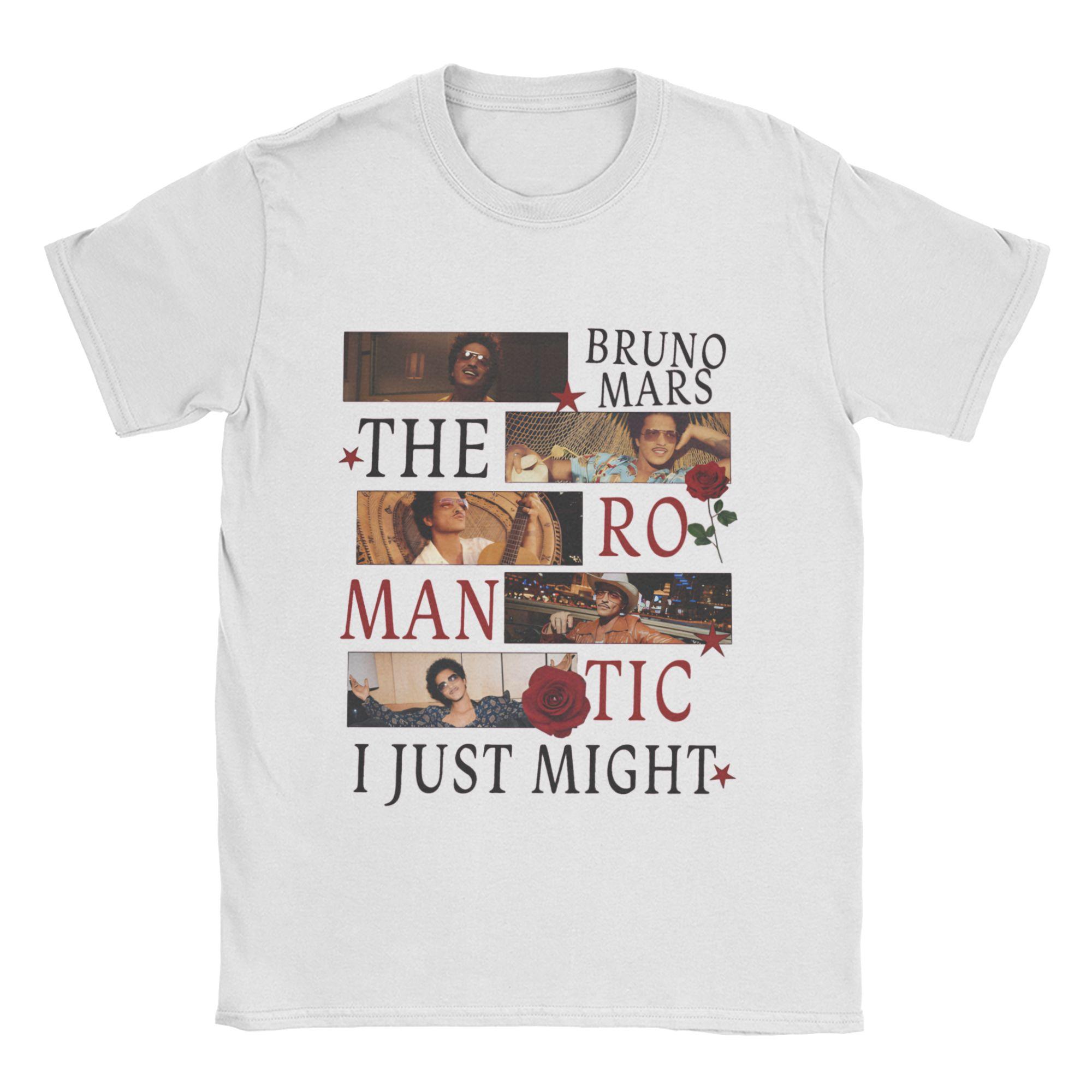 Bruno Mars The RoUnisextic TShirts Unisex Women Novelty Cotton Tees Crewneck Short Sleeve T Shirts Gift Idea Clothing S