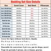 Luxury Bedding Set 100% Egyptian Cotton Duvet Cover Pillowcase Ru Europe Double Queen King Size Bed Linen Soft Bed Sheet Sets
