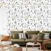 Geometric bears wallpaper for living room and bedroom 50x1000