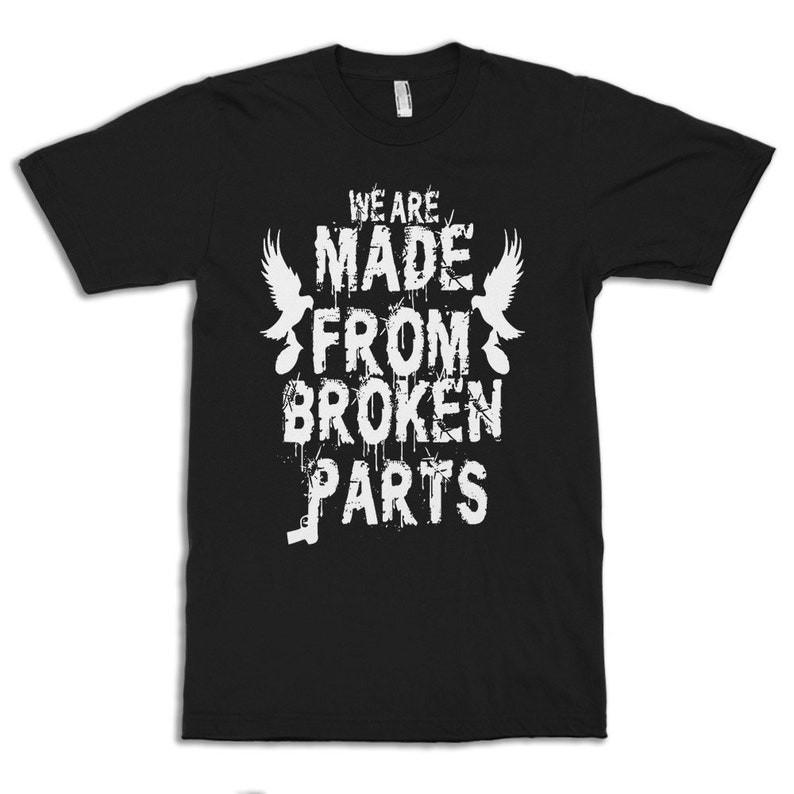 

Hollywood Undead We Are Made From Broken Parts T-Shirt, Unisex Tee 3XL