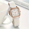 Casual Leather Strap Quartz Wristwatches Simplicity Square Quartz Watch Women's Watch  Women Gift