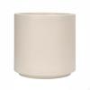 Cream Flower Pot, Modern Minimalist Decorative Planter, Sturdy Eco Nursery Pot for Balcony Garden