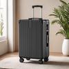 Durable Large-Capacity Leather Travel Suitcase with Universal Wheels and Password Lock