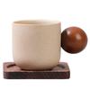 Japanese Coffee Cup Clay Espresso Coffee Cup Handmade Ceramic Teacup Bowl Coarse Pottery Tea Mug Personalized Mugs 150ml