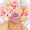 50 Pcs New Cute Mini Kawaii Mixed Color Floret Flat Back Resin Scrapbook Diy Party Manicure Hairpin Accessories Craft A44