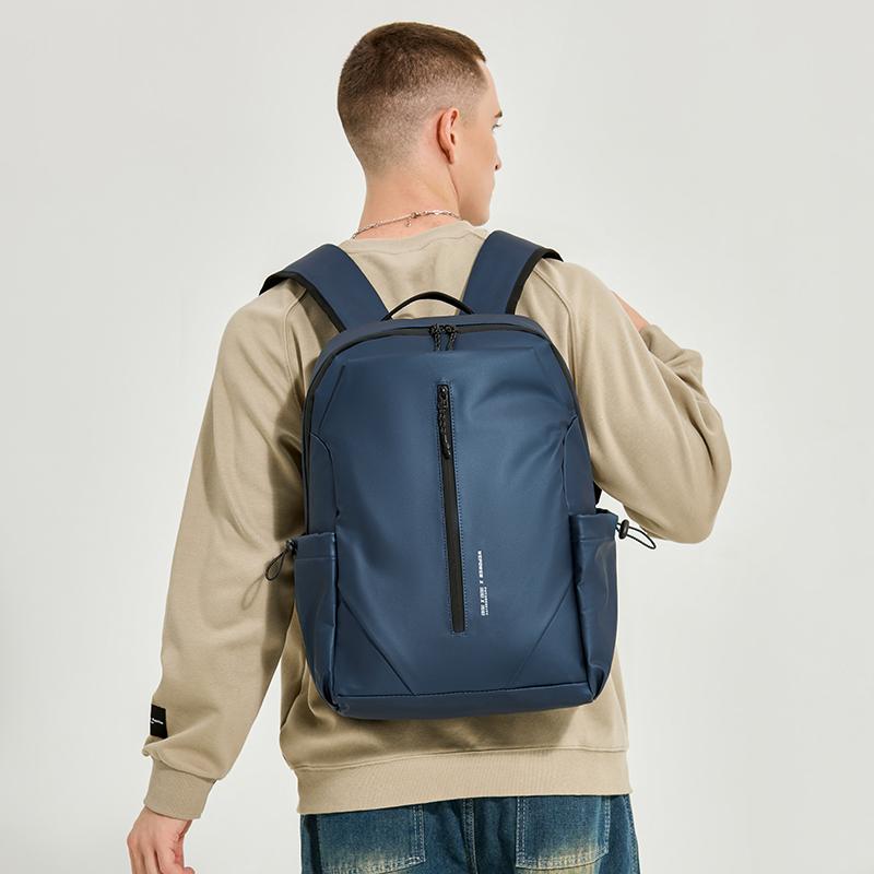 Sleek Black Waterproof Backpack for Men Stylish & Functional Laptop Backpack for Daily Use & Travel