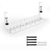 Expandable Under Desk Cable Management Tray Heavy Duty Cable Storage Rack Wire Management Rack for Power Strip Adapter