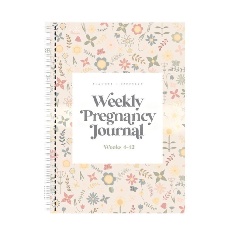 

Lightweight Pregnancy Notebook Planner Designed for Easy Carrying and Detailed Weekly Baby Protrusion Progress Records 1