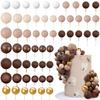56 PCS Ball Cake Picks Colorful Ball Shaped Cake Topper Pearl Balls Cupcake Cake Insert Topper for Birthday Party Wedding Decora