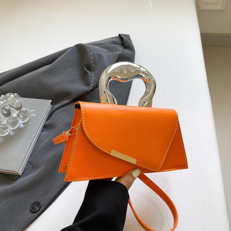 New fashion light luxury solid color high-end temperament versatile niche portable shoulder messenger bag