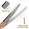 6.5" Meideng-Style Half-Gold Fishbone Pet Grooming Thinning Shears