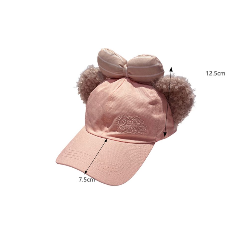 Casual Outdoor Women's Sun Protection Baseball Cap Adorable Versatile Dongdi Sheli Mei Cartoon Hat Fashionable Lace Net Cap