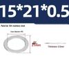 304 Stainless Steel Ultra-Thin Flat Washers - Available in Thickness: 0.1mm, 0.2mm, 0.3mm, 0.5mm
