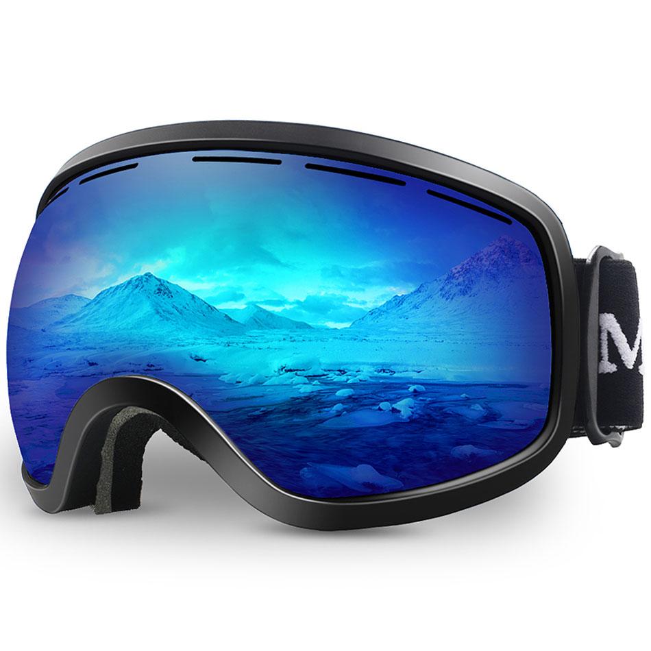 Ski Goggles for Men Winter Snow Sports Snowboard with Anti-fog Lens Ski Mask Glasses for Men Women Skiing Goggles