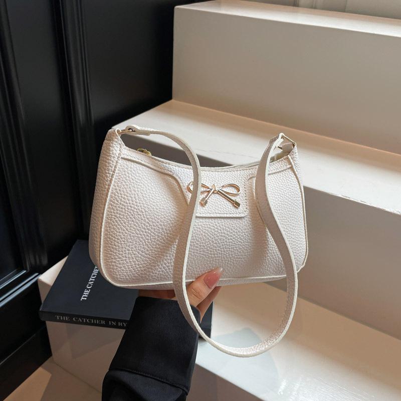 New Arrival Ladies Bow Design Underarm Shoulder Bag Fashi Persality Commute Bag
