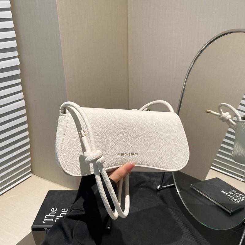 Casual Simple Retro 2025 Summer New Fashion Popular Niche Shoulder Crossbody Handbag