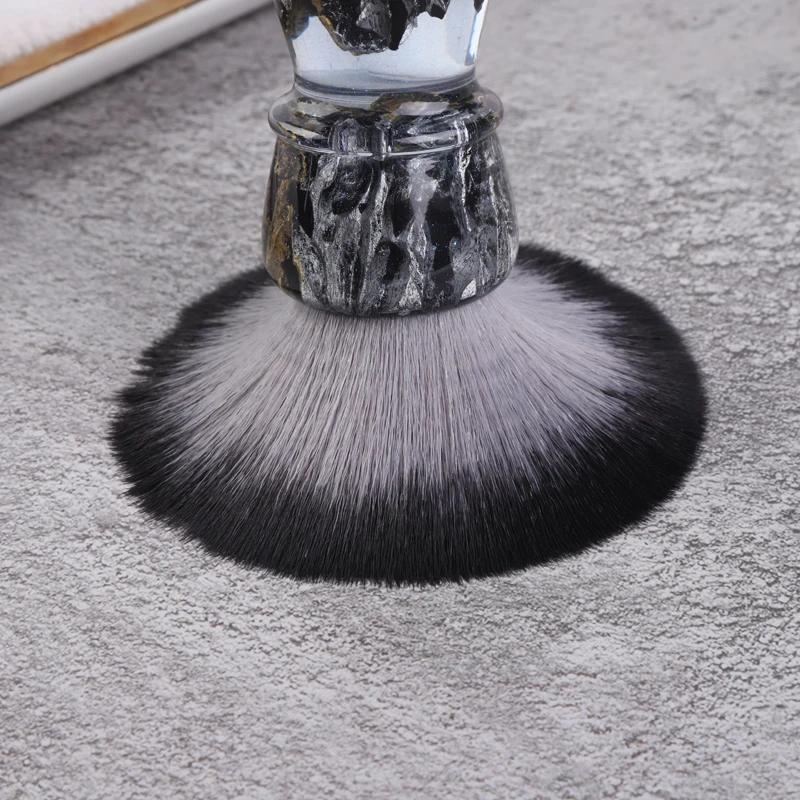 YAQI ROCKS 28mm Synthetic Hair Resin Handle Men Wet Shaving Brush Pursuing A Refined Lifestyle Provide Comfortable Shave For Men