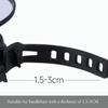 Universal Bicycle Motorcycle Rearview Mirror 360 Rotation Adjustable Round Ellipse Rear View Mirrors For Road Bike Accessories