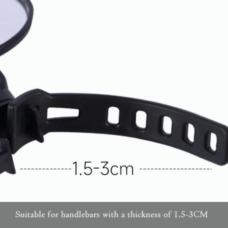 Universal Bicycle Motorcycle Rearview Mirror 360 Rotation Adjustable Round Ellipse Rear View Mirrors For Road Bike Accessories