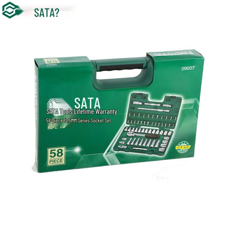 SATA 58-Piece Socket Set 12.5mm Drive