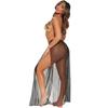 S-sexy Cleopatra Lingerie, Women's Sequined Belly Dance Dress Perspective Arab Nightdress