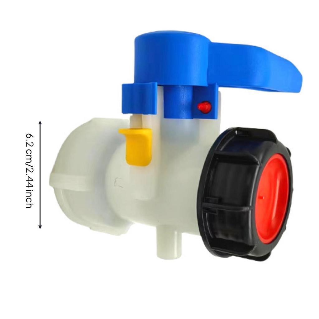IBC Tote Valve 2-Inch Butterfly Coarse Thread for Liquid Transfer