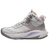 Women Winter Fur Lined High Top Hiking Boots White Purple Pink 423333-1