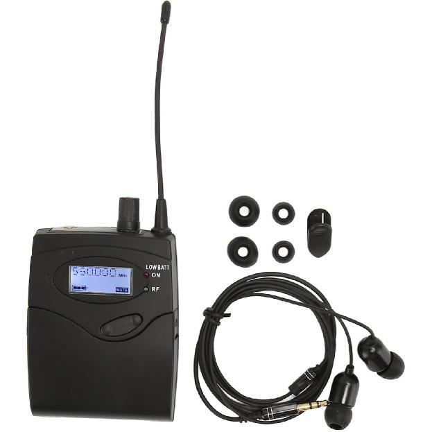 JTLB Bodypack Receiver 550 To 580MHz Stereo Earphone Monitor Receiver for Band Stage Studio