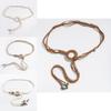 Bohemian Style Handmade Turquoise Waist Rope With Knotted Fastening For Festival Looks