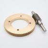 1:90 1M 90T Stainless Steel Worm Wheel Gear Wear-resistant Large Reduction Ratio Copper Worm Gear Set