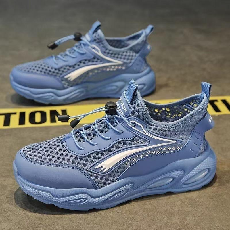 

Summer men s shoes new breathable hollow net shoes men s sports shoes trend versatile youth casual shoes 44
