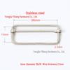 Stainless Steel Adjustable D-Ring Buckle - Copper Three-Speed Wire Pull Design