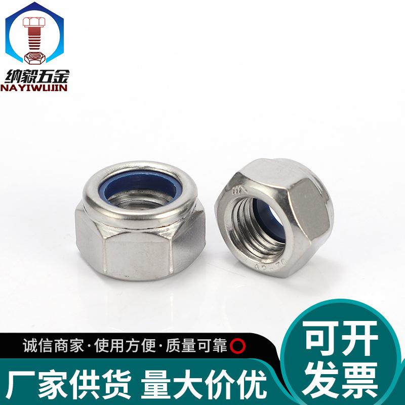 Stainless Steel 304 Nylon Hex Lock Nut