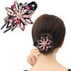Korean Elegant Rhinestone Hair Claw Clip for Women