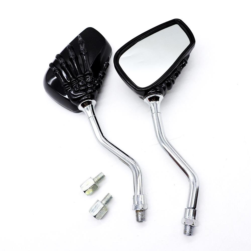 Ghost Claw Universal Motorcycle Rearview Mirror - Reflective, Reversible Assist for Electric Vehicles