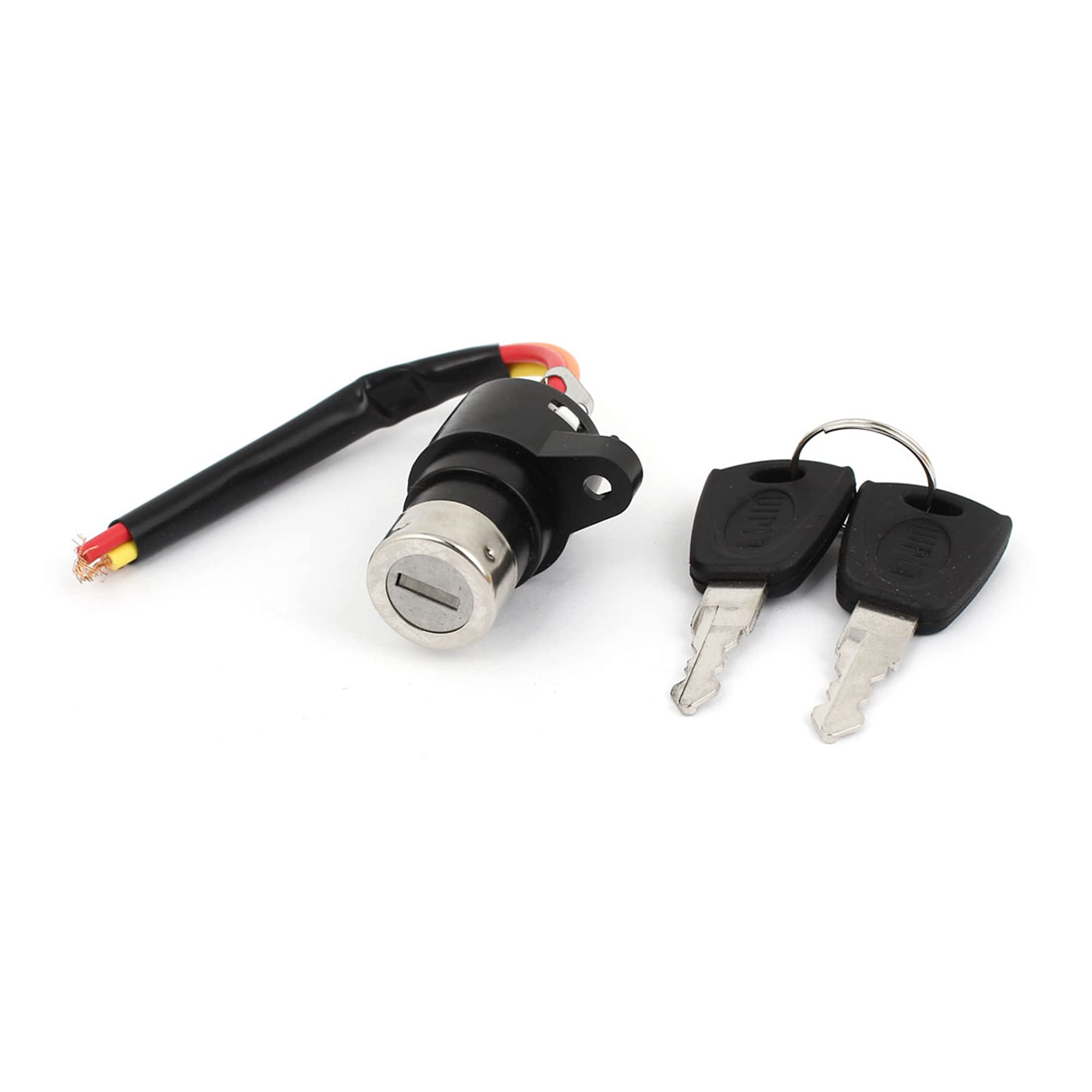 

uxcell Ignition Switch Replacement Part for Electric Bicycles and x Auto-Lock Key, Scooters, 4.5 2.5cm