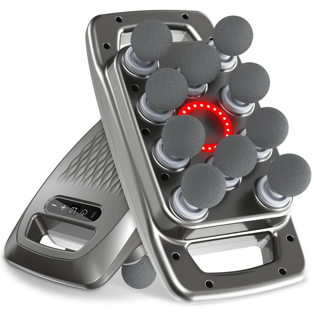 Handy Myofascial Release Gun with 3 Modes & 6 Vibration Levels, 15mm Deep Amplitude, Up To 3500 Times Per Minute, Quiet Operation, Type-C Fast Chargin